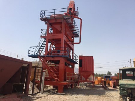 کارخانه آسفالت 120 تن در ساعت با فیلتر کیسه ای